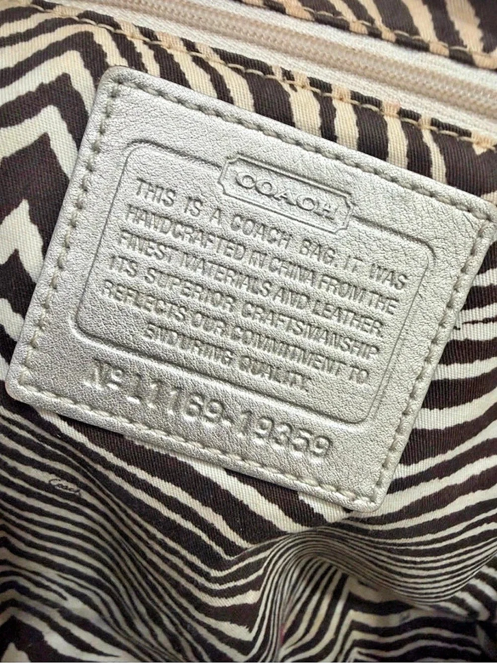 Coach woven raffia straw
